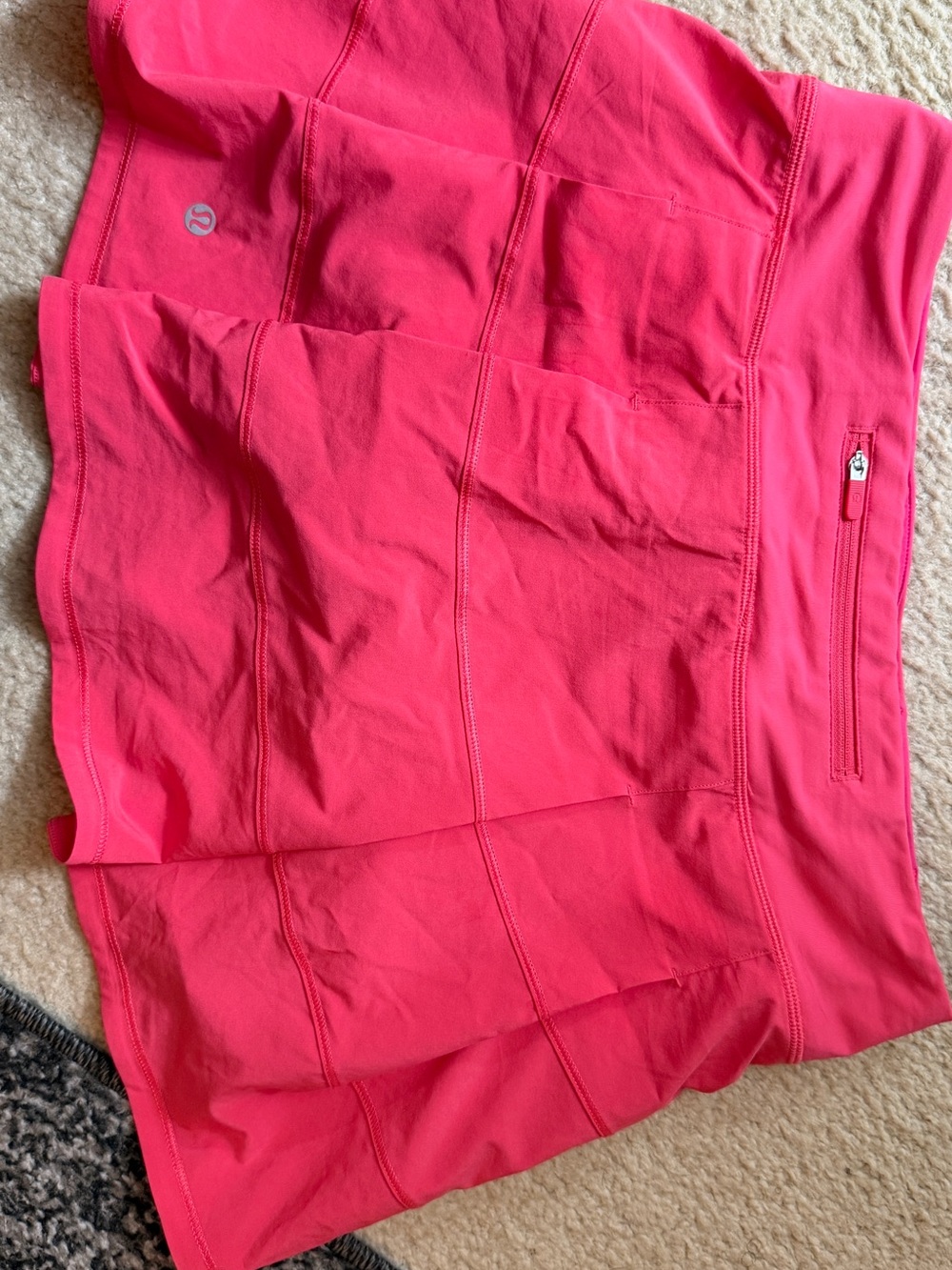 lululemon athletica Pink/Coral Athletic Skort